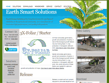 Tablet Screenshot of earthsmartsolutions.com